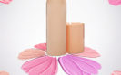 nude giga chubby pencil face stick foundation stick pink petals makeup smears