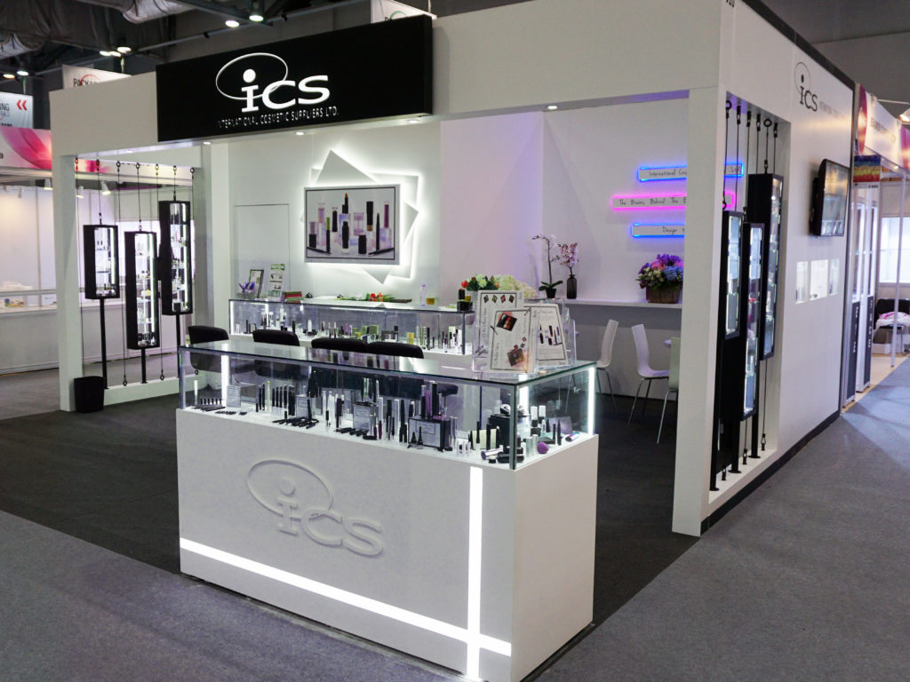 International Cosmetic Suppliers Ltd. Cosmoprof Exhibition Booth