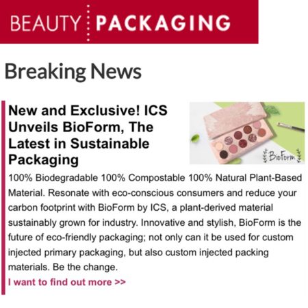 beauty packaging magazine article enewsletter breaking news bioform eyeshadow palette pink green beauty